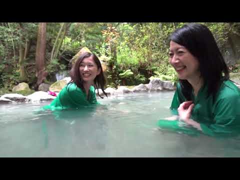 美女3人と行く鹿児島の混浴露天風呂！龍馬ゆかりの湯「緑渓湯苑」